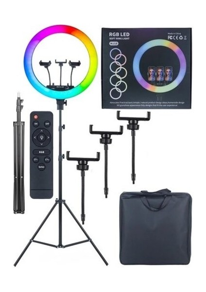 Rgb LED Selfie Işığı 45 cm + 210 cm Tripod