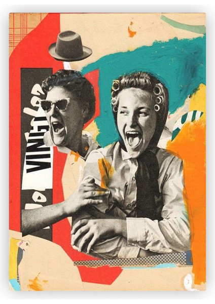 Mutluluk Ahşap Poster 20X29 cm