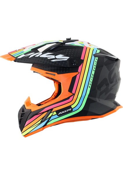 X-Cross X2 Kask Black Grey Mat