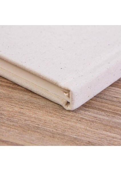 Kanvas Defter Mindfulness El Boyaması Çizgisiz Bej DFTR0023