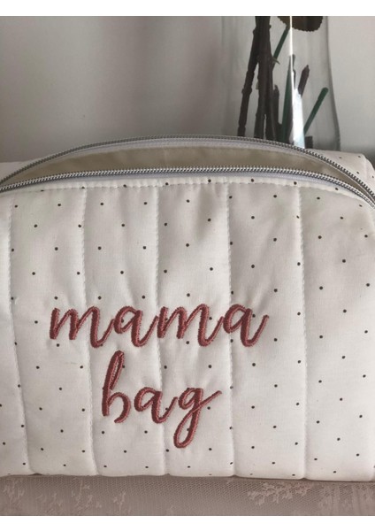 Nakışlı Büyük Boy Organizer - Makyaj Çantası / Anne bebek çantası / Organizer