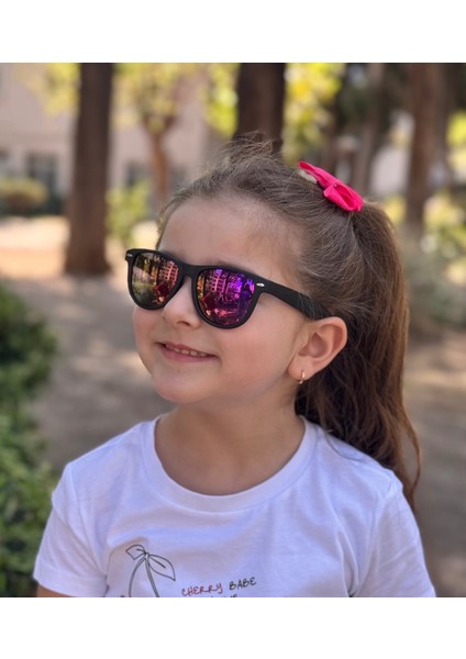 Wayfarer Black/mor Ayna Polo Exchange Çocuk Gözlüğü
