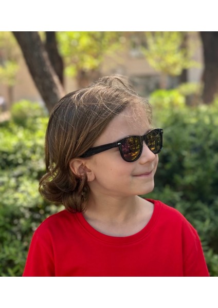 Wayfarer Black/mor Ayna Polo Exchange Çocuk Gözlüğü