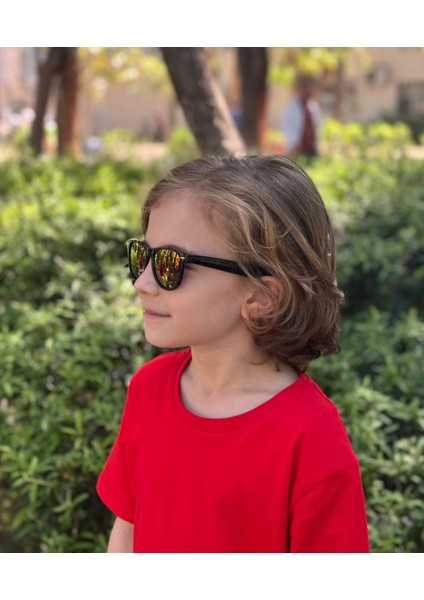 Wayfarer Black/mor Ayna Polo Exchange Çocuk Gözlüğü