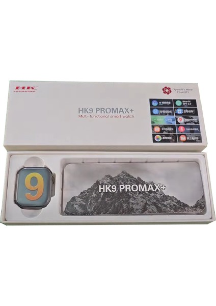 Hk9 Pro Max Plus Gen4 46MM Amoled Ekran Galeri/ses Kayıt/2gb Depolama Özellikli 2024 Akıllı Saat