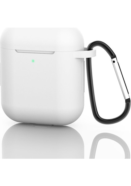 Airpod'lar Için Tokalı Silikon Koruyucu Kılıf, Şarj KUTULU(2016)/ŞARJ KUTULU(2019)-ŞEFFAF (Yurt Dışından) fiyatları