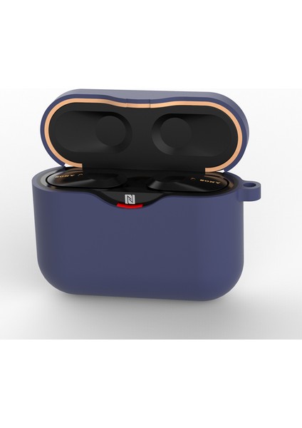 Sony WF-1000XM3-KOYU Mavi Için Silikon Koruyucu Kılıf (Yurt Dışından) fiyatları