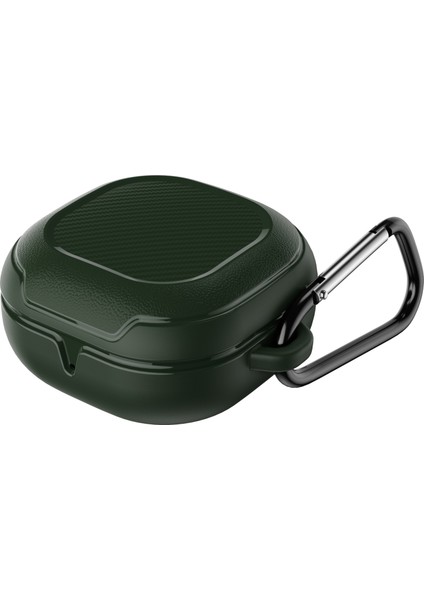 Anti-Kayıp Kablosuz Kulaklık Koruyucu Kılıf Şarj Kutusu Samsung Galaxy Buds Pro/canlı-Koyu Yeşil (Yurt Dışından)