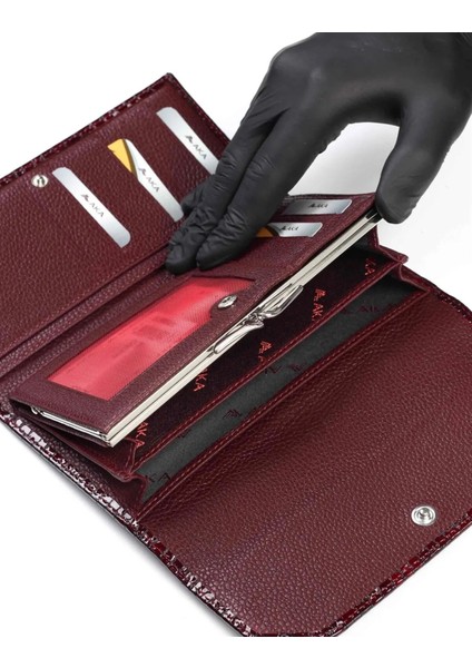 490 %100 Deri Bayan Cüzdan fırsatları