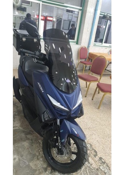 Arora Max T 150 Ön Cam 2022 2023 Modellere Uyar 55CM  Siyah Renk  4mm Kısa Spor