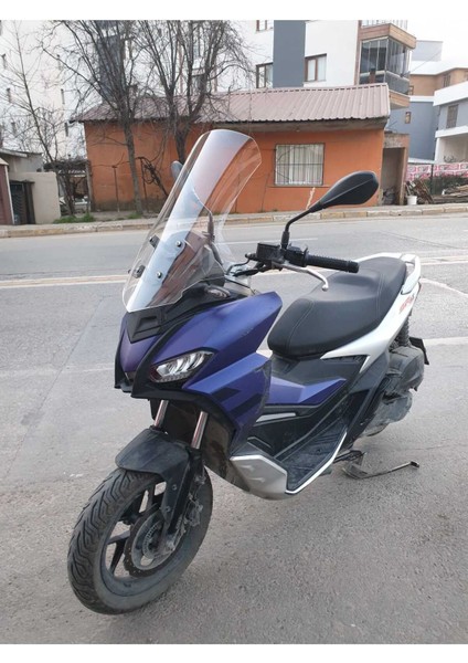 Aprilia Sr Gt 200 Ön Cam 2021 2023 Modellere Uyar 58CM  Şeffaf Renk  4mm Uzun Boylu