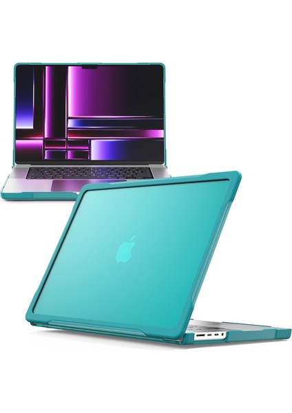 MacBook Pro 16 Inç (2021) A2485/(2023) A2780/A2991 (M1/m2/m3) Pc + Tpu Laptop Kapak Anti Drop Darbeye Dayanıklı Kılıf Bebek si (Yurt Dışından)