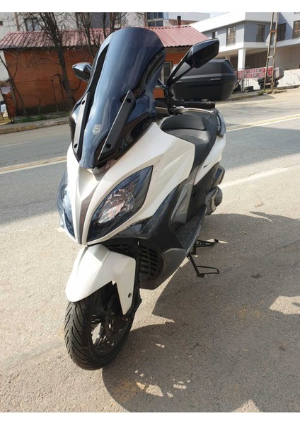 Kymco Xciting 400 I Ön Cam 2015 Modellere Uyar 72CM Siyah Renk 4mm Uzun ve Geniş