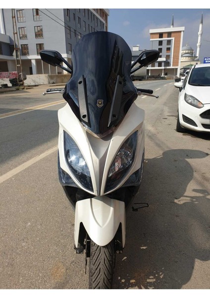 Kymco Xciting 400 I Ön Cam 2015 Modellere Uyar 72CM Siyah Renk 4mm Uzun ve Geniş