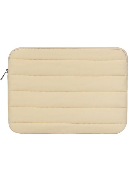 CL283 13 14 Inç Dizüstü Bilgisayar Aşağı Ceket Ta m Dizüstü Bilgisayar Kol Taşınabilir Fermuarlı Çanta Kayısı (Yurt Dışından)