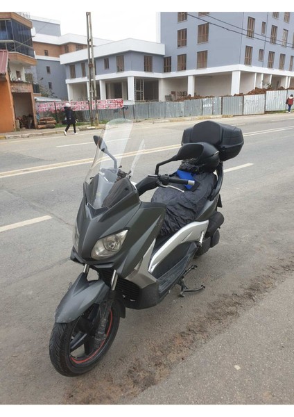 Yamaha Xmax 250 Ön Cam 2011 2013 Modellere Uyar 55CM  Şeffaf Renk  4mm Orta Boylu