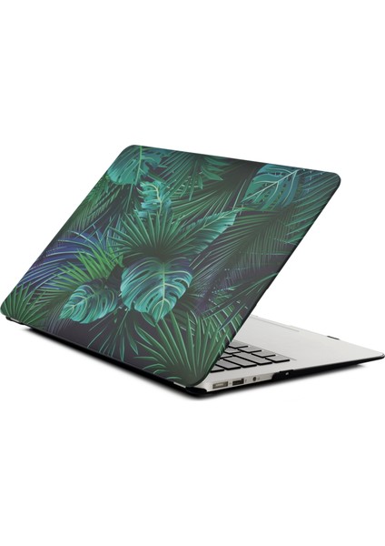 Macbook Air 13.3 Inç Yapraklar İçin Desen Baskı Plastik Koruyucu Kılıf Kılıf (Yurt Dışından)