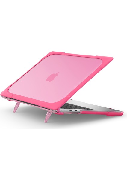 Laptop Kılıfı MacBook Air 13 Inç (2022) A2681 Koruyucu Kılıf Dizüstü Bilgisayar Anti Scratch Kapak Stand Rose (Yurt Dışından)
