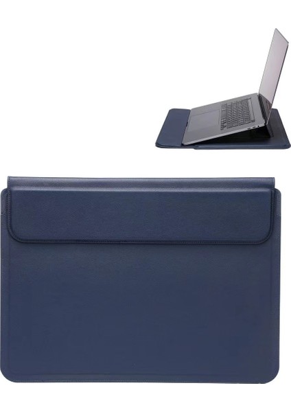Katlanabilir Standlı 14 14,1 Inç Dizüstü Bilgisayar Kılıfı Ultra Ince Dizüstü Bilgisayar Taşıma Kesesi Safir (Yurt Dışından)