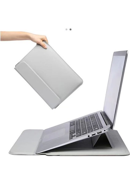 Katlanabilir Standlı 14 14,1 Inç Dizüstü Bilgisayar Kılıfı Ultra Ince Dizüstü Bilgisayar Taşıma Kesesi Safir (Yurt Dışından) fiyatları