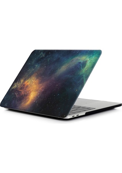 Desenli Sert Koruyucu Kılıf MacBook Pro 13 Inç 2016 A1706/A1708/A1989/A2159/A2251/A2289/A2338 YILDIZLI Gökyüzü/ (Yurt Dışından)