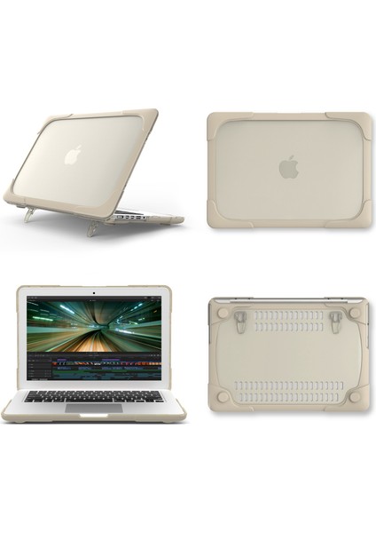 Temel Reis Serisi Isı Dağıtımı Ta mı Iki Parçalı Plastik + Stand Kabuğu ile Tpu MacBook Yeni Pro 16 Inç A2141 HAKI (Yurt Dışından) fiyatları