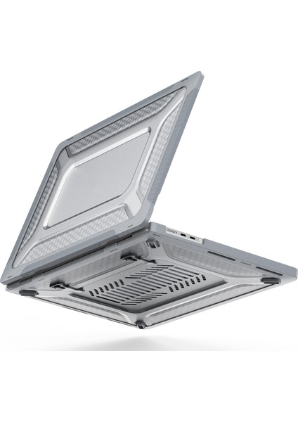 MacBook Pro 16 Inç (2021) A2485 M1 Pro/m1 Max Kickstand Darbeye Dayanıklı Laptop Kılıfı Sert Pc Yumuşak Tpu Koruyucu Kapak (Yurt Dışından)