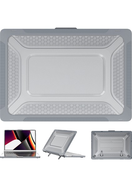 MacBook Pro 16 Inç (2021) A2485 M1 Pro/m1 Max Kickstand Darbeye Dayanıklı Laptop Kılıfı Sert Pc Yumuşak Tpu Koruyucu Kapak (Yurt Dışından) fiyatları