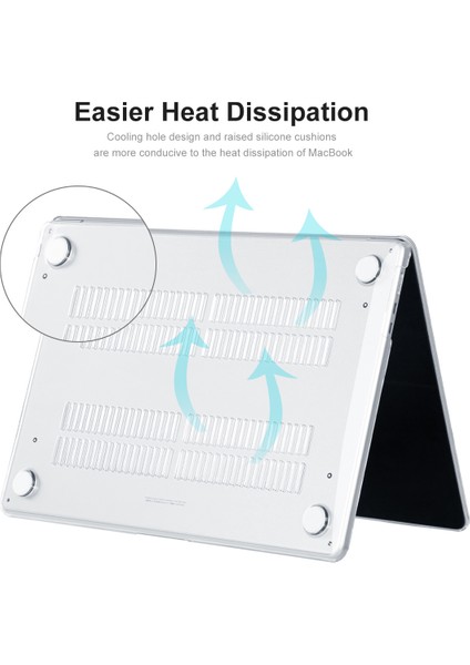 Macbook Air 15 Inç (2023) A2941 (Ab Versiyonu) Sert Pc Dizüstü Bilgisayar Kılıfı, Tpu Klavye Filmi + Toz Geçirmez Fişler Bebek si (Yurt Dışından)