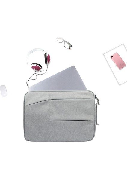 15,6 Inç Dizüstü Bilgisayarlar Için Çizilmeye Dayanıklı Taşıma Çantası Taşınabilir Kol Çantası Su Geçirmez Saklama Çantası, 3 Dış Kese/saplı (Yurt Dışından) fiyatları