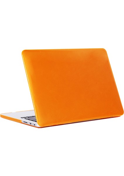 MacBook Pro 16 Inç (2019) Için Ön ve Arka Şeffaf Şok Emme Sert Pc Kılıfı Turuncu (Yurt Dışından)