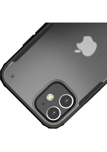 Apple iPhone 12 Kılıf Kenarı Darbeye Dayanıklı Arka Sert P.c Telefon Kılıfı fiyatları