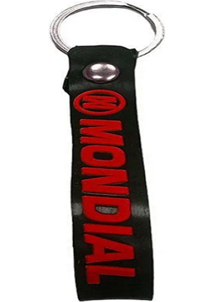 Anahtarlık Siyah Kırmızı Mondial