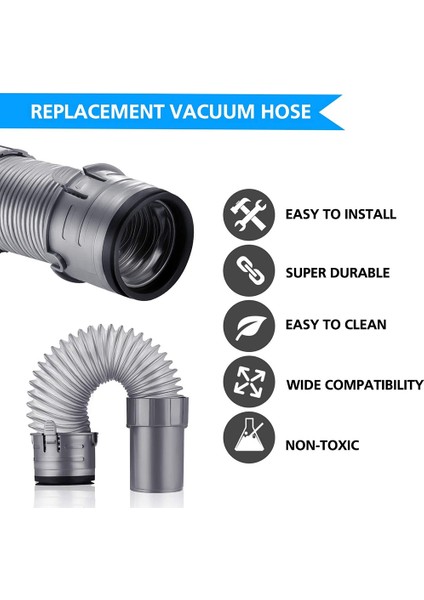 Elektrikli Süpürge Hortumu Hortumu Shark Navigator Lift-Away NV350 NV351 NV352 NV356 NV357 UV440 Parça NO193FFJ'YI Değiştirin (Yurt Dışından) indirimleri