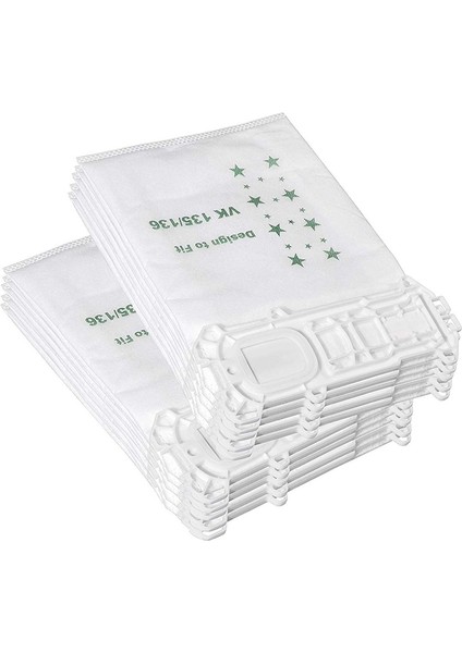 Elektrikli Süpürge Ek Parçaları Temizleme Aksesuarları Elektrikli Süpürge Vorwerk VK135 VK136 Için Fit 10 Toz Torbası + 1 Spreyi (Yurt Dışından) modelleri