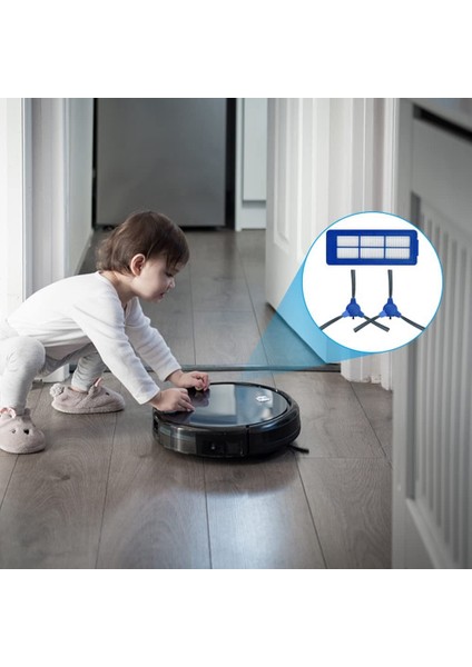 Yedek Elektrikli Süpürge Parçaları Yan Fırçalar Filtreler Eufy G10 G30 Robotlu Süpürge Aksesuarları (Yurt Dışından) fiyatları