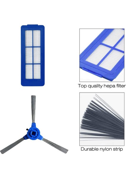 Yedek Elektrikli Süpürge Parçaları Yan Fırçalar Filtreler Eufy G10 G30 Robotlu Süpürge Aksesuarları (Yurt Dışından) fırsatları