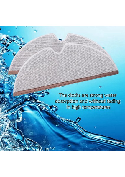 Paspas Bezleri Mikrofiber Paspas Bezi Roborock S4 S5 S6 E4 E20 E25 E35 S50 Xiaomi Mi Mijia Robotik Elektrikli Süpürge Parçaları (Yurt Dışından) fırsatları