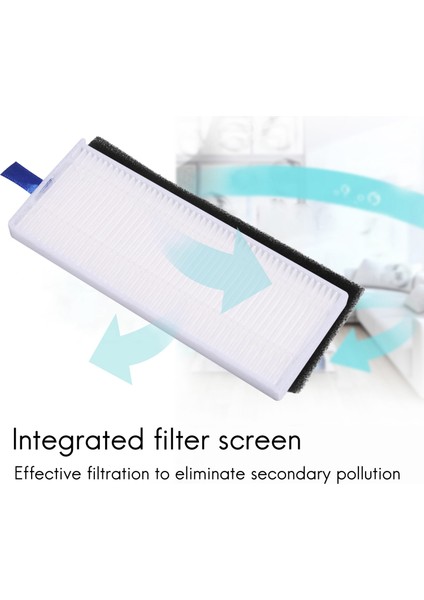 5 Parça Robotlu Süpürge Yedek Parça Yan Fırçalar Hepa Filtre Ana Fırça Elektrikli Süpürge Için Yedek 360 S6 (Yurt Dışından) modelleri