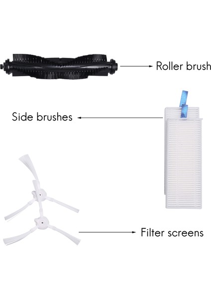 5 Parça Robotlu Süpürge Yedek Parça Yan Fırçalar Hepa Filtre Ana Fırça Elektrikli Süpürge Için Yedek 360 S6 (Yurt Dışından) indirimleri