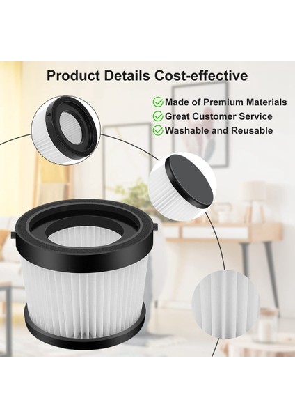 Dewalt 20V Vakumlu Kablosuz El Tipi Elektrikli Süpürgeler Için DCV501HB Filtreleri DCV501HB Hepa Filtresi DCV5011H Parçasıyla Karşılaştırılır (Yurt Dışından) indirimleri