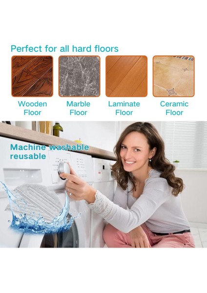 Roborock Maxv/ S7 Maxv Plus/ S7 Maxv Ultra/ S7/ S7+ Sert Zemin Bezi Için Vakumlu Paspas Yedek Pedleri (Yurt Dışından) fırsatları