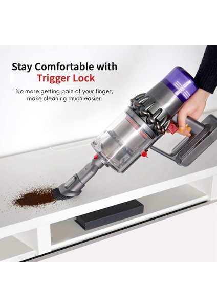Dyson V10 V11 Elektrikli Süpürge Parçaları Aksesuarı ile Uyumlu Tetik Kilidi Güç Düğmesi Kilidi Aksesuarları-Kırmızı (Yurt Dışından) fırsatları