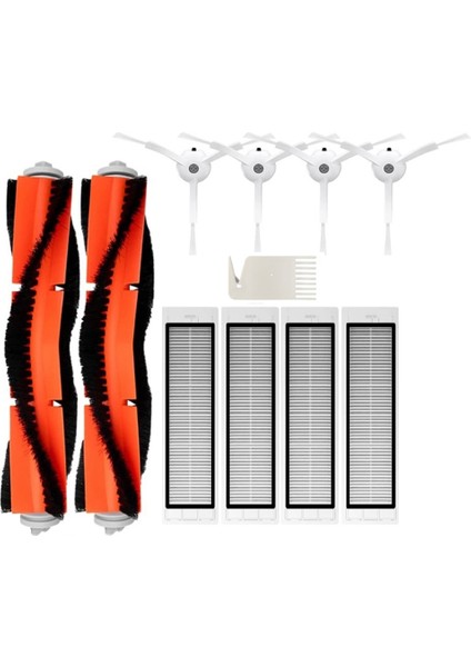 11 Adet Aksesuarları Kiti Için Xiaomi Mi Robotlu Süpürge 1/1s Roborock S4 S5 S50 S51 Max SDJQR01RR SDJQR02RR SDJQR03RR (Yurt Dışından)