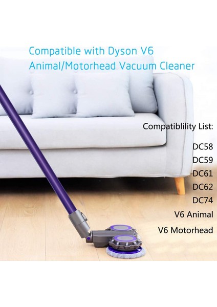 Elektrikli Paspas Kafası Eki Dyson Elektrikli Süpürge Için Uyumlu V6 Hayvan/v6 /DC58/DC59/DC61/DC62/DC74 Model A (Yurt Dışından) fiyatları