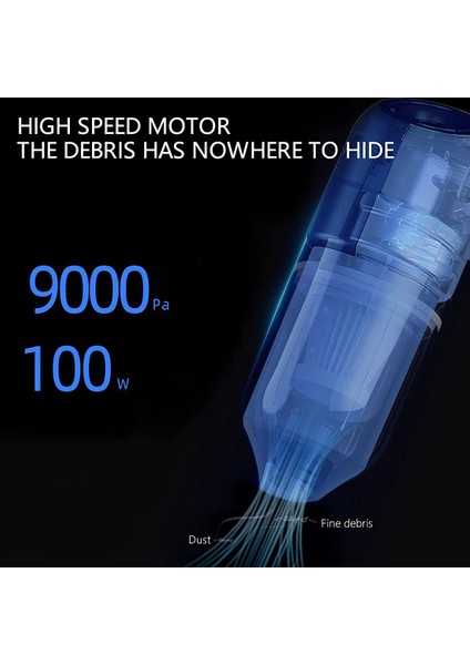 9000PA Kablosuz Elektrikli Süpürge Taşınabilir El Temizleyici Elektrikli Islak ve Kuru Güçlü Elektrikli Süpürge Ev (Yurt Dışından) indirimleri