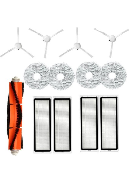 Dreame L10S Ultra W10S Pro Için Aksesuarlar Xiaomi X10+ Robotlu Süpürge Ana Yan Fırça Hepa Filtre Paspas Bezi (Yurt Dışından)