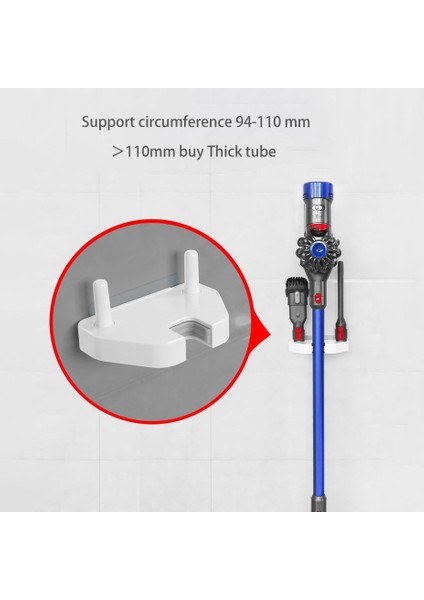 Braket Tutucu Eki Klip Duvara Montaj Standı Dock Xiaomi Dyson V11 V10 V8 7 V6 Sopa Elektrikli Süpürge Değnek Tüpü (Yurt Dışından) fiyatları