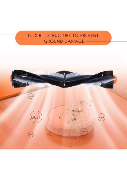 Ana Döner Fırça Neato Botvac D Serisi D7 D5 D3 D7500 D8500 D800 Elektrikli Süpürge Yedek Parçaları (Yurt Dışından) fırsatları