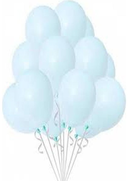 Düz Renk 10'lu Pastel Balon